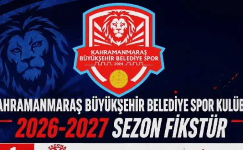 Kahramanmaraş Büyükşehir Belediyespor’un Fikstürü Belli Oldu