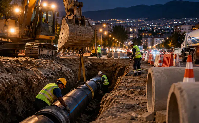 Kahramanmaraş’ta altyapı çalışmaları aralıksız sürüyor