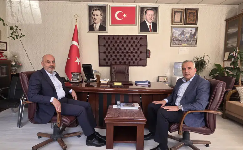 AK Parti İl Başkanı Burak Gül’den Ramazan Gürbak’a Ziyaret