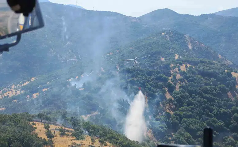 Andırın ve Türkoğlu’ndaki Orman Yangınları Söndürüldü