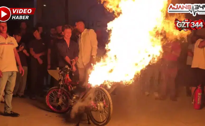 Dünyanın En Çok Alev Atan Motoru Motofest’te Şov Yaptı