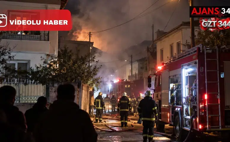 Helete’de Gece Alevler Yükseldi, Mahalle Dumana Büründü