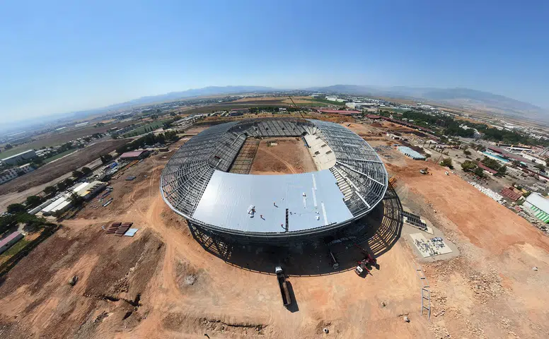 Kahramanmaraş Stadyumu’nda Tribünler Tamamlandı!