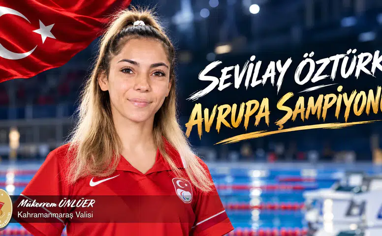 Vali Ünlüer'den, Avrupa Şampiyonu Olan Sevilay Öztürk’e Tebrik Mesajı