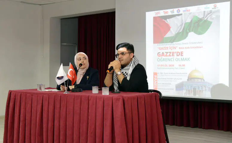 KSÜ’de Gazze’de Öğrenci Olmak Söyleşisi Düzenlendi