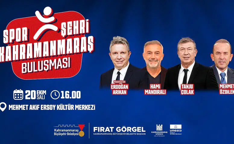 Futbolun efsaneleri Kahramanmaraş'a geliyor