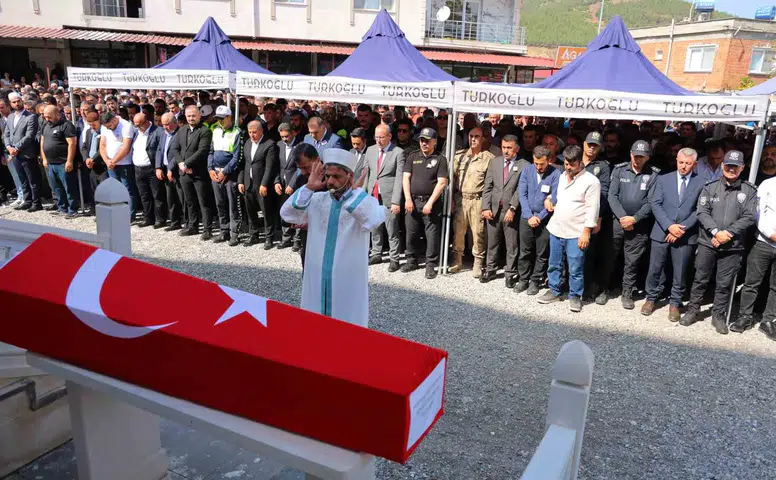 Türkoğlu’nda Silahlı Kavgada Ölen Polis Memuruna Son Veda