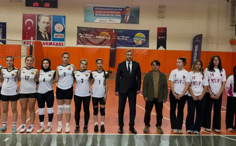 Kahramanmaraş’ta okul voleybol müsabakaları başladı