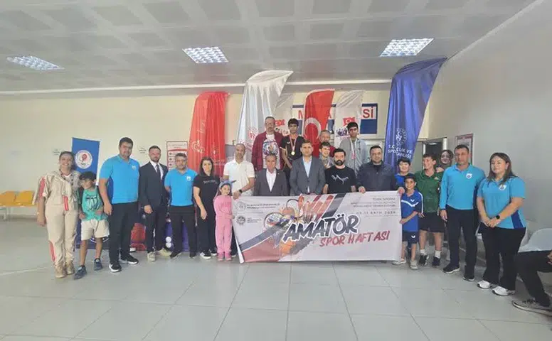 Amatör Spor Haftası’nda masa tenisi heyecanı bitti