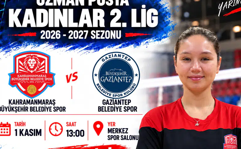 Kahramanmaraş Büyükşehir Belediyespor Gaziantep’i Ağırlıyor