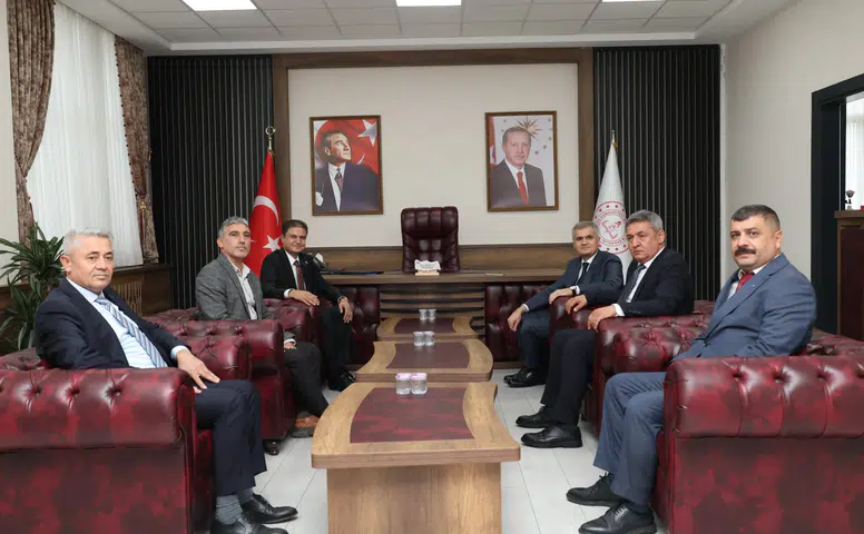 Türk Eğitim-Sen Heyetinden Turan Akpınar’a Makam Ziyareti
