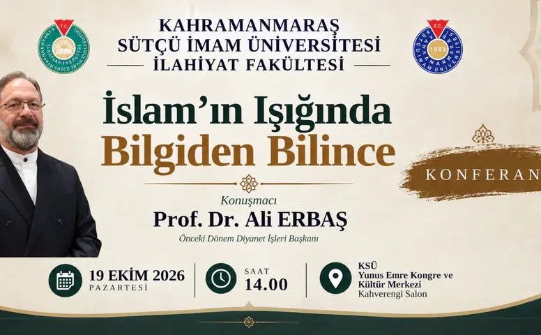 Ali Erbaş, Kahramanmaraş’ta konferans verecek