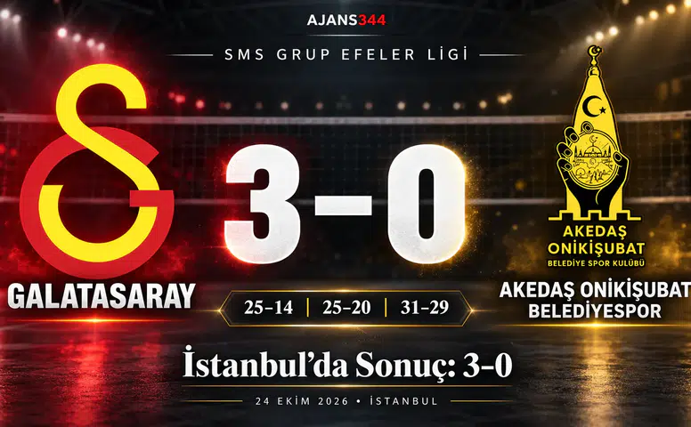 Onikişubat Belediyespor, Galatasaray Deplasmanında Set Alamadı