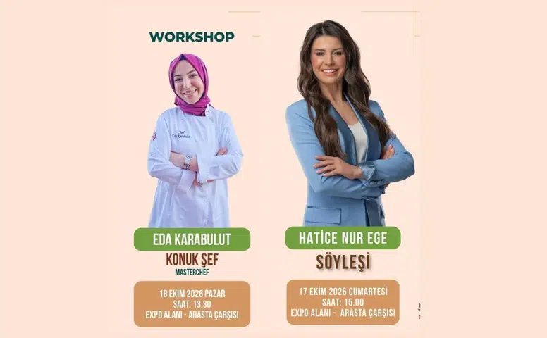 MasterChef Eda Karabulut ve Hatice Nur Ege, Kahramanmaraş Zahire Festivali'ne geliyor