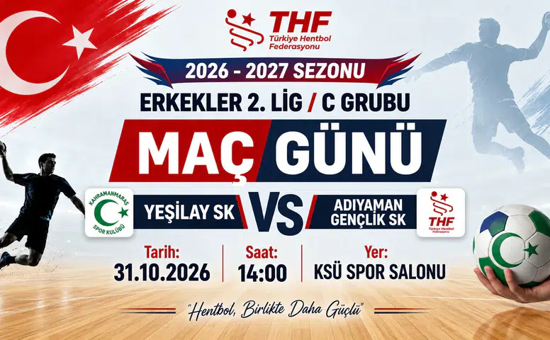 Kahramanmaraş Yeşilay SK, Adıyaman Karşısında Galibiyet Arıyor