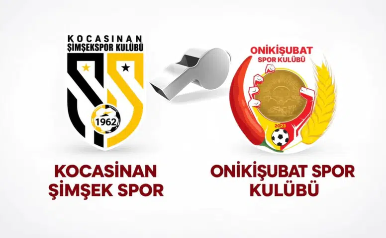 Onikişubatspor – Kocasinan Şimşekspor Maçının Hakemi Açıklandı