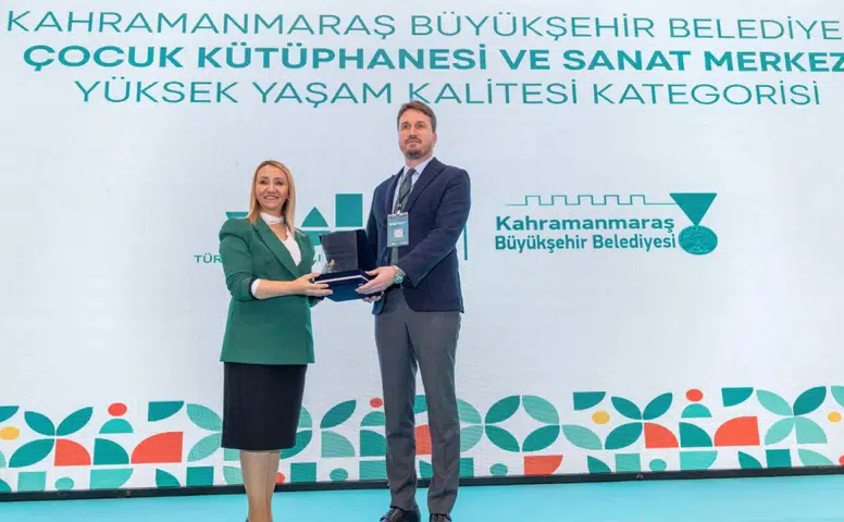 Kahramanmaraş Büyükşehir Belediyesine ulusal ödül!