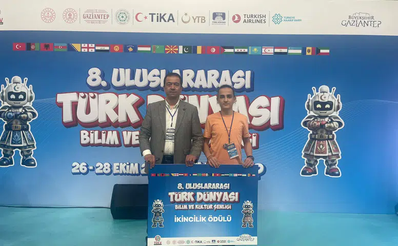 Kahramanmaraşlı Öğrenciden Deprem Projesiyle İkincilik