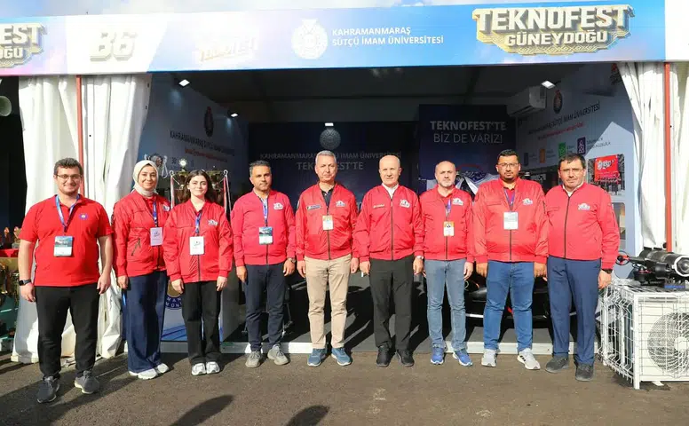 YÖK Başkanı Özvar, TEKNOFEST'te KSÜ projelerini inceledi!