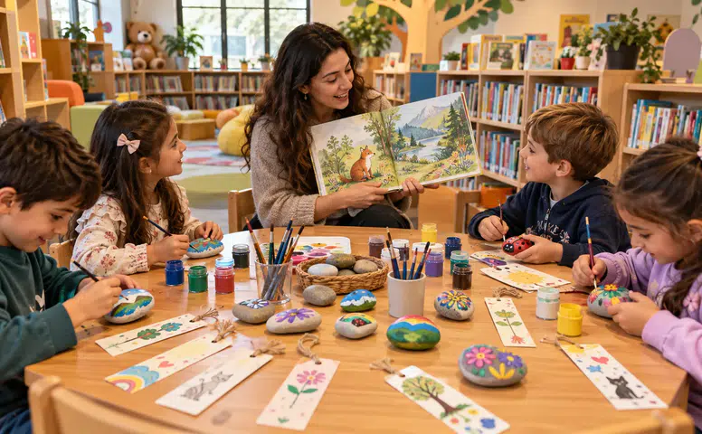 Kahramanmaraş’ta çocuklara masal ve sanat buluşması