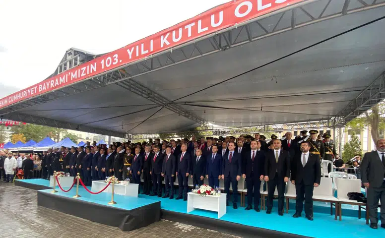 Kahramanmaraş’ta Cumhuriyet’in 103. Yılı Kutlanıyor