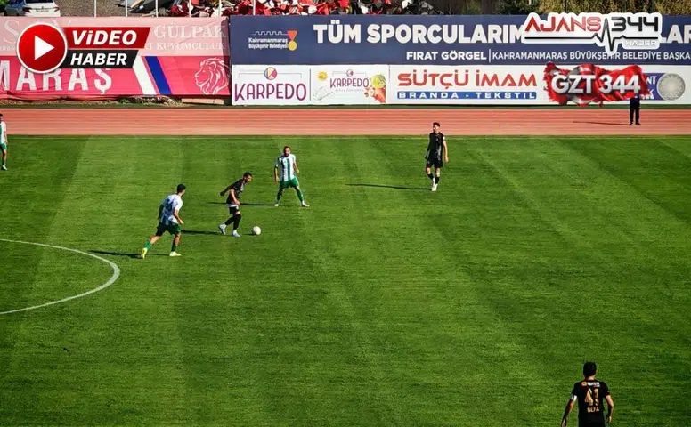 Kahramanmaraş’ta İstiklalspor–Serikspor maçı başladı
