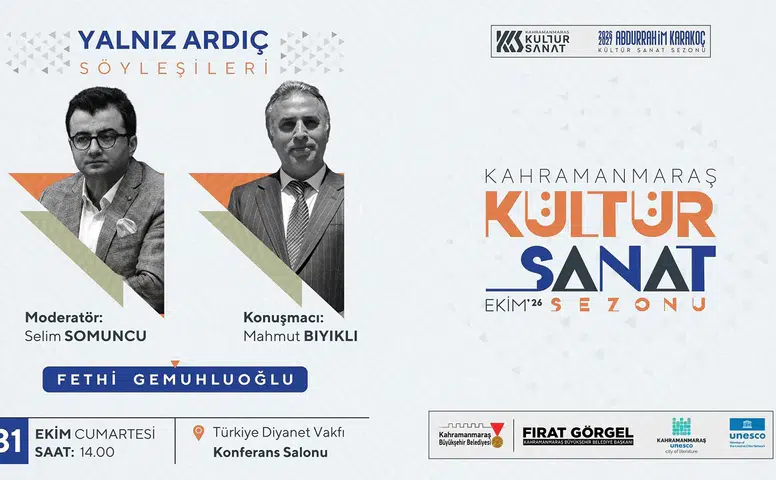 Kahramanmaraş'ta 31 Ekim'de iki özel etkinlik