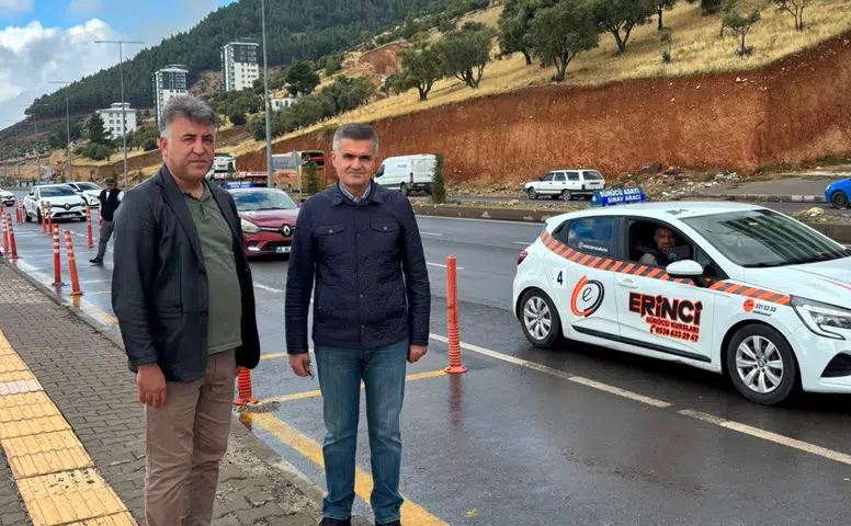 Onikişubat’ta direksiyon sınav güzergâhı incelendi