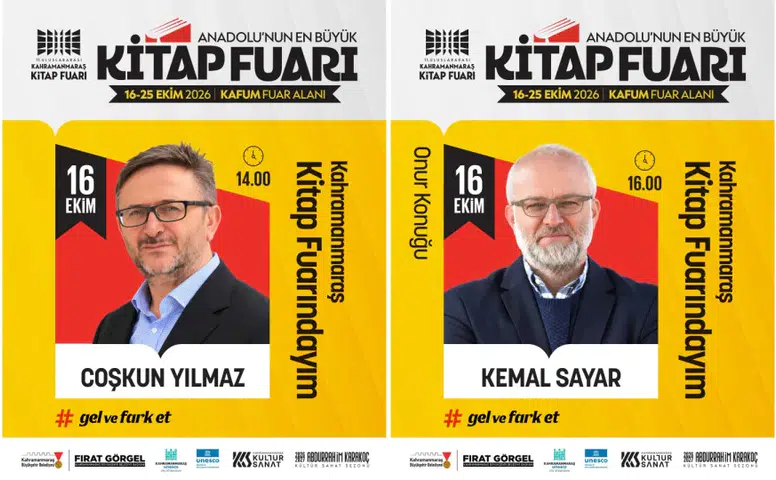 Kahramanmaraş Kitap Fuarı iki özel programla açılıyor!