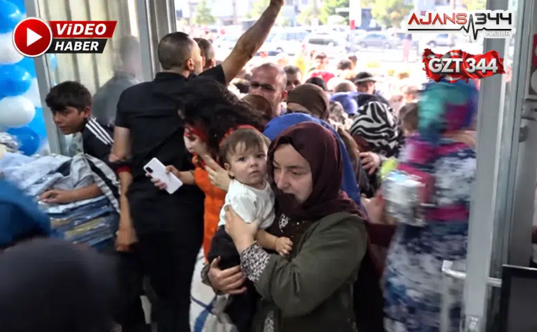 Kahramanmaraş’ta 100 TL’lik Giyim Kampanyasında İzdiham