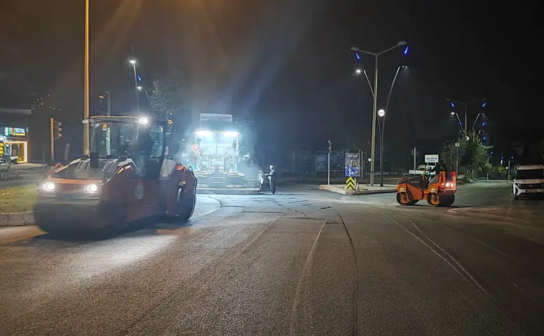 Hasan Efendi Caddesi’nde ilk kat asfalt tamamlandı