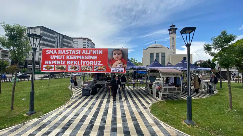 SMA Hastası Ali İçin Yardım Kermesi Başladı