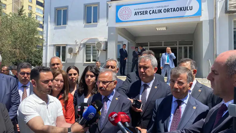 TBMM Komisyonu Kahramanmaraş’ta Ayser Çalık Ortaokulu’nda