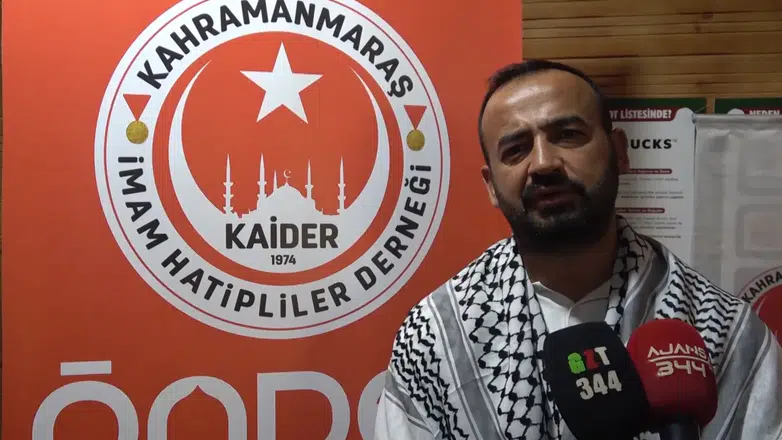 Kahramanmaraş Fuarı’nda Filistin Dayanışması