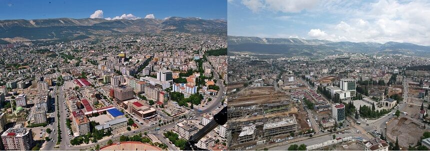 Kahramanmaraş'ın Deprem Öncesi Ve Sonrası