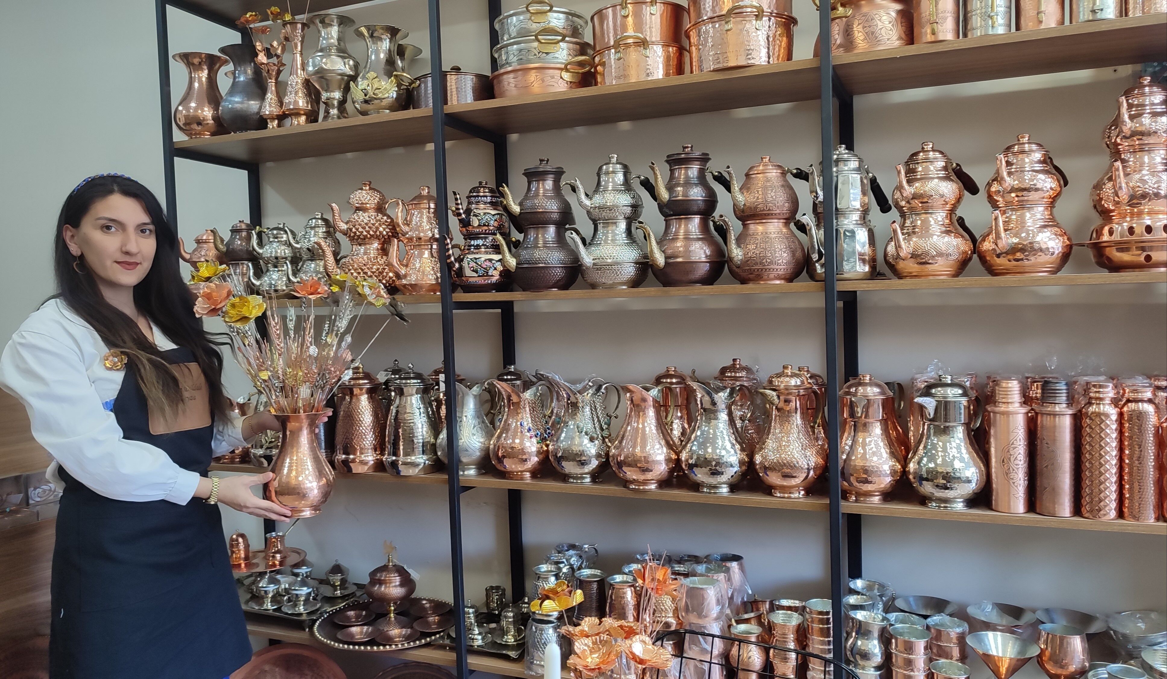 Kahramanmaraş'ın Tek Kadın Bakır Ustası