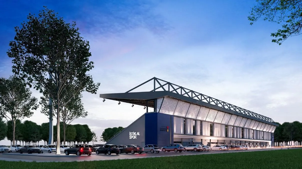 Kahramanmarasta Tribunler 4 Bin Kisilik Zemini Uefa Standartlarinda Iste Yeni Saha 2