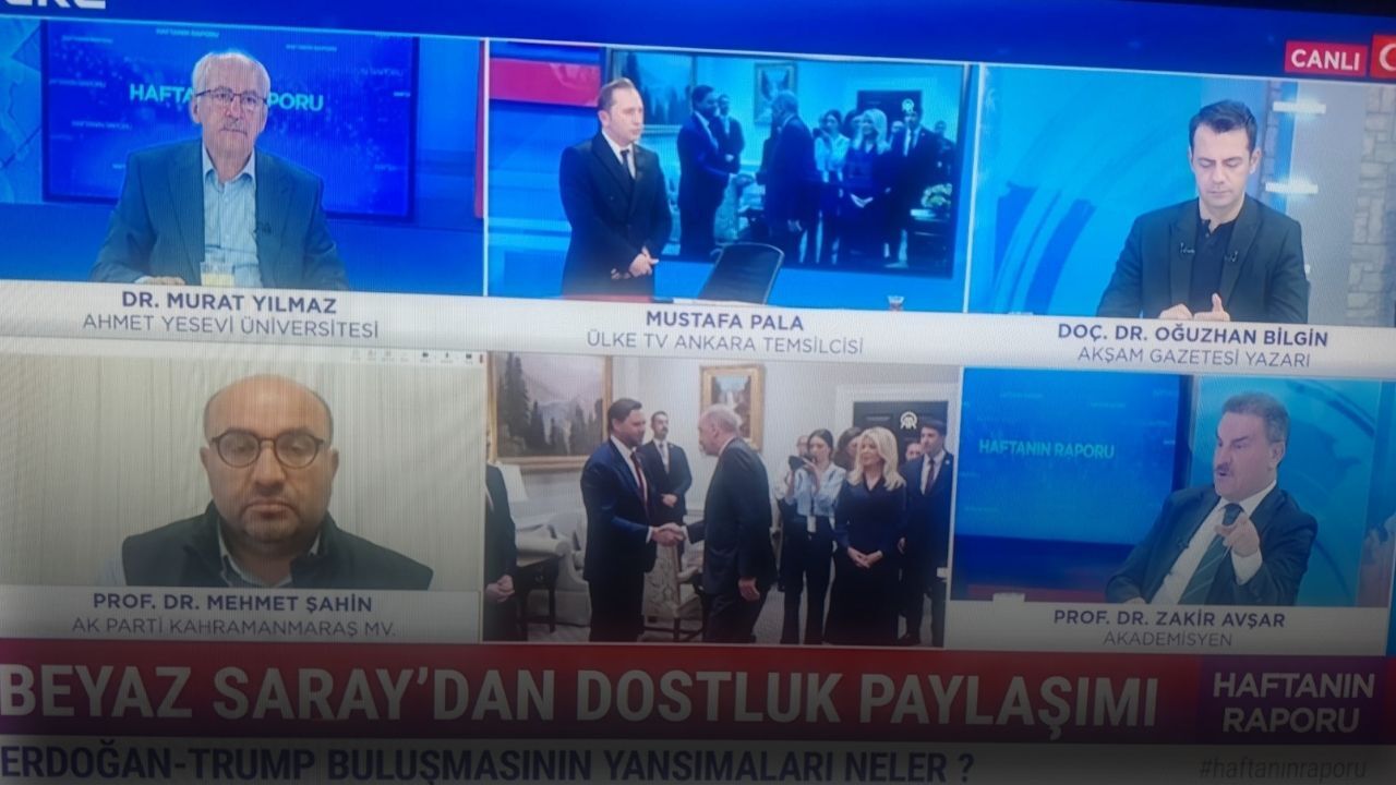 Prof. Dr. Mehmet Şahin Canlı Yayında