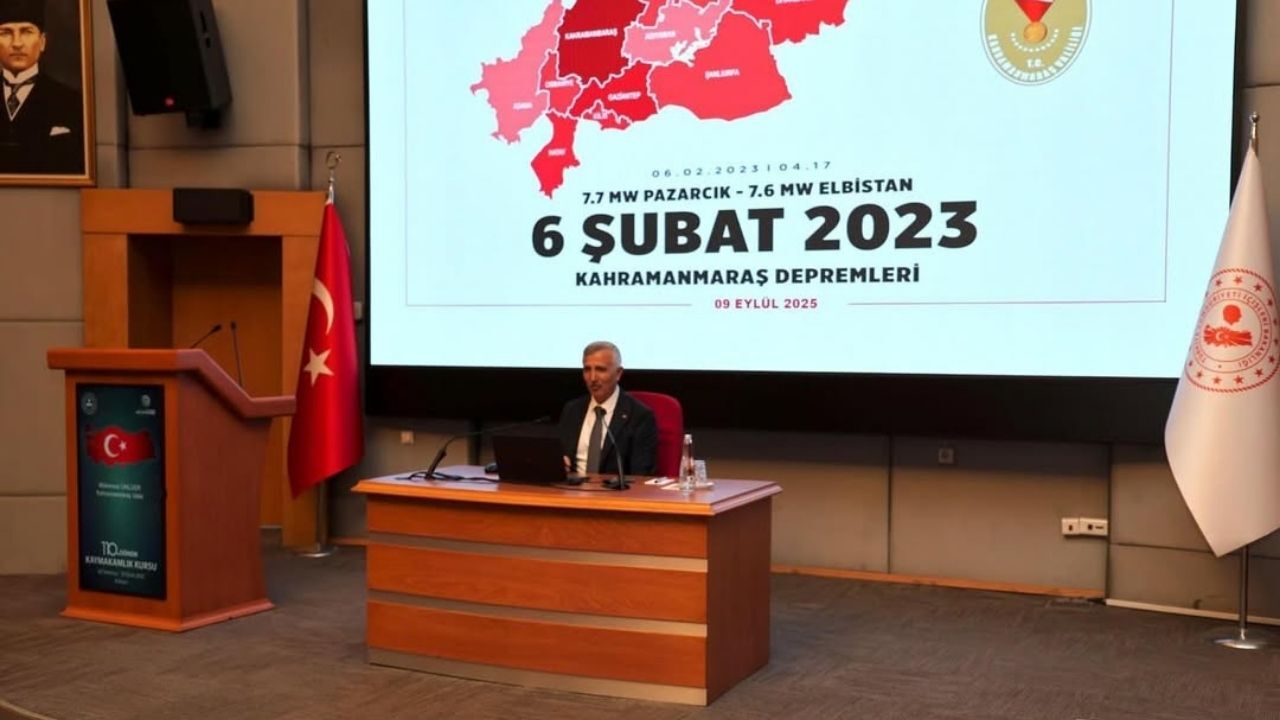 Vali Ünlüer, Kaymakam Adaylarına Deprem Deneyimlerini Anlattı (2)