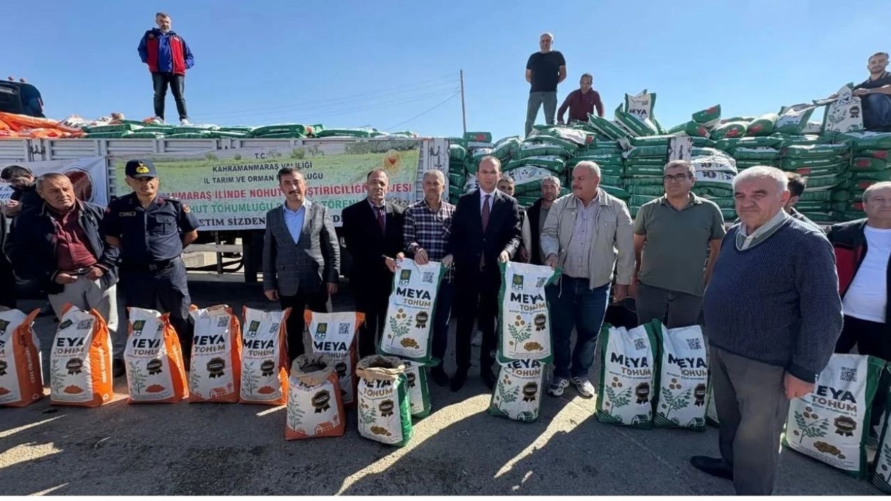 Kahramanmaraş'ta Çiftçilere Nohut Ve Mercimek Tohumu Desteği (2)