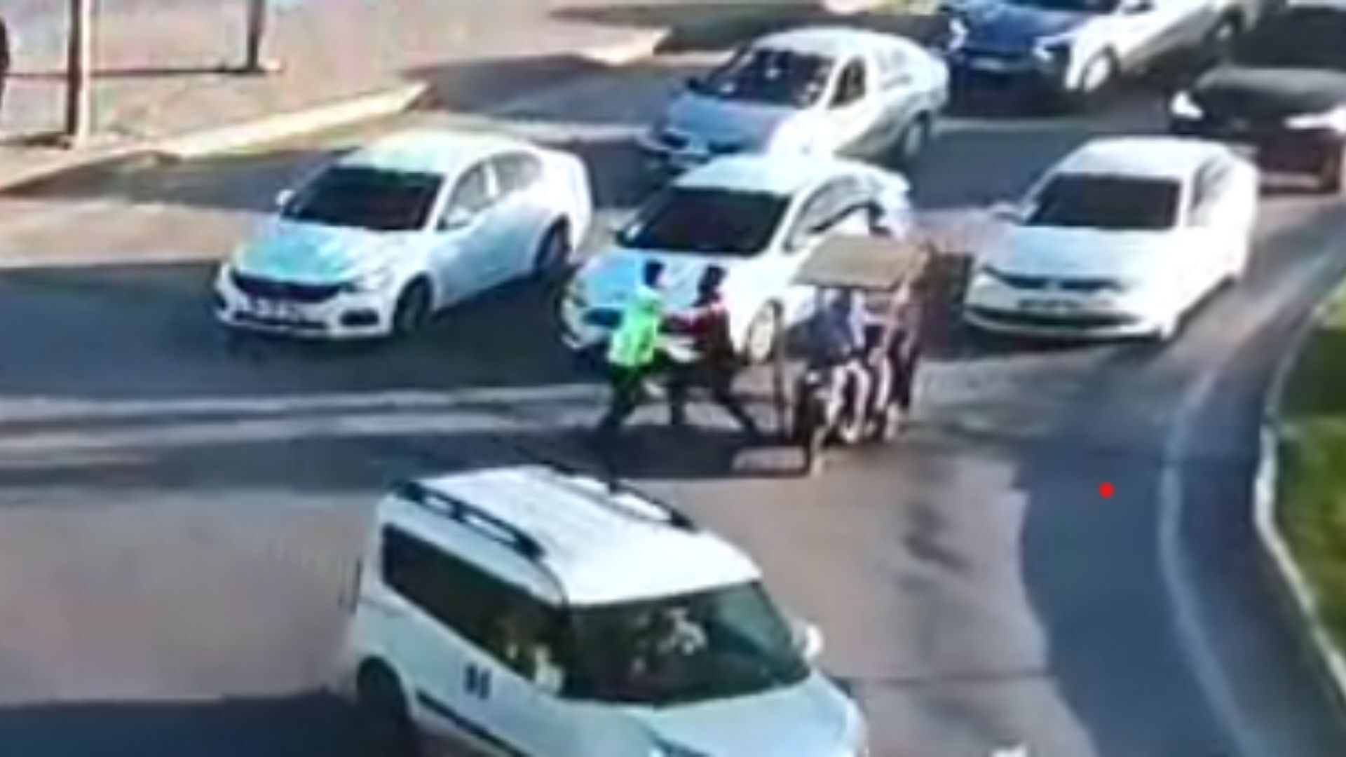 Kahramanmaraş’ta Polise Sopayla Saldıran Sürücü Tutuklandı (1)