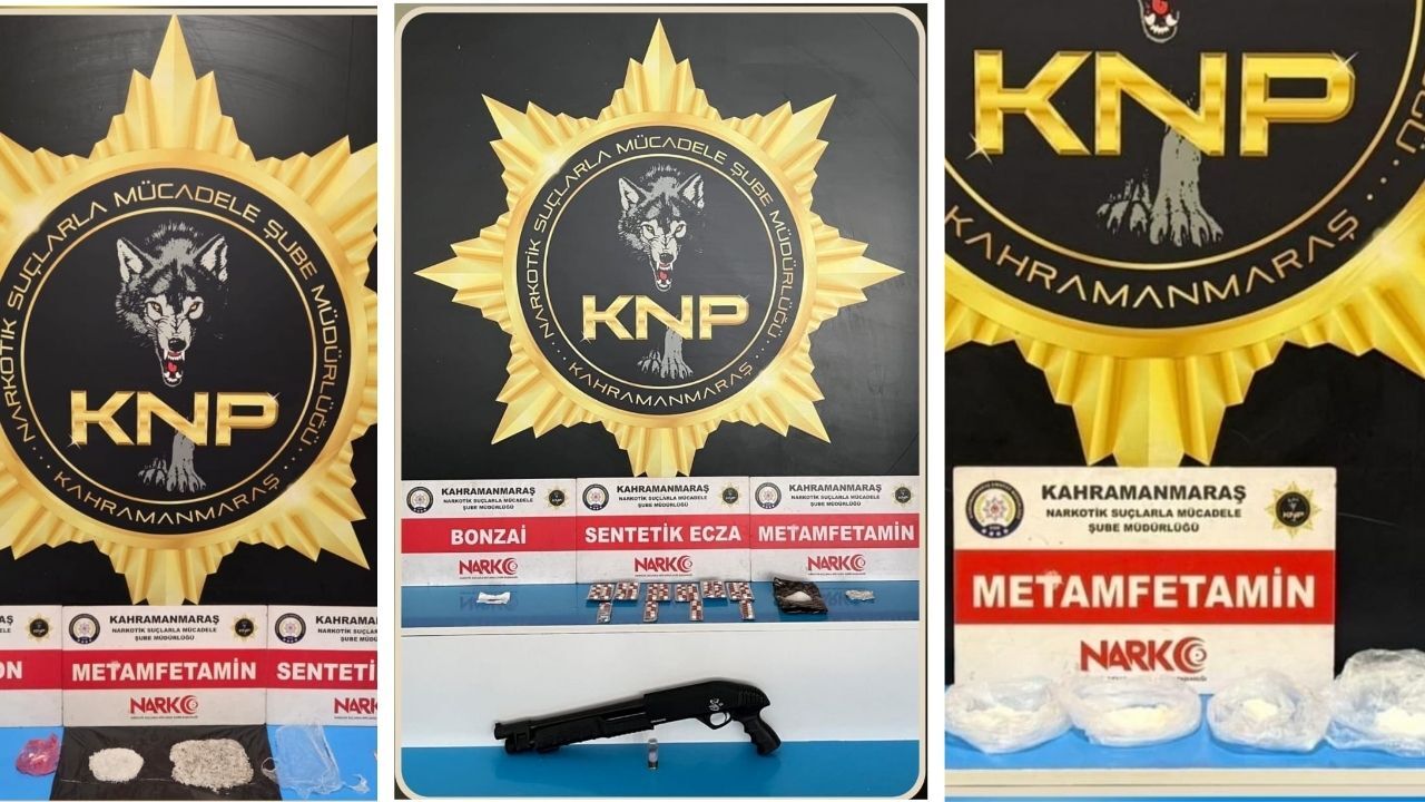 Kahramanmaraş'ta Uyuşturucu Ticareti Yapanlar Şafak Baskınıyla Alındı (2)