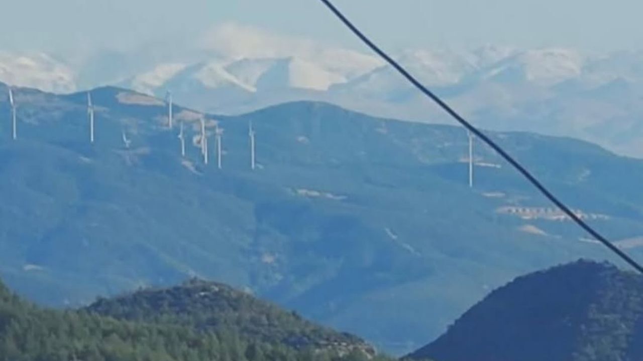 Kahramanmaraş’ta Yüksek Kesimlere Yağan Kar Görsel Şölen Oluşturdu (1)