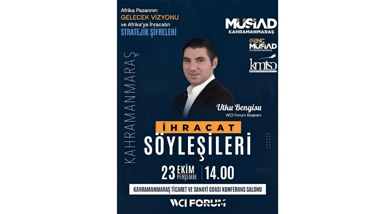 Kahramanmaraş’tan Afrika Pazarına Açılıma Fırsatı Ara Foto 2