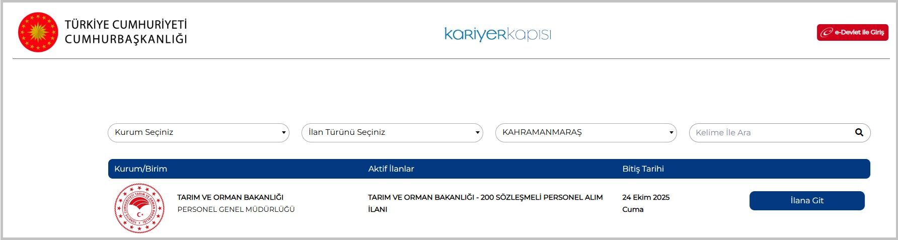 Tarim Ve Orman Bakanligi Kahramanmarasta 2 Personel Alacak 3-1