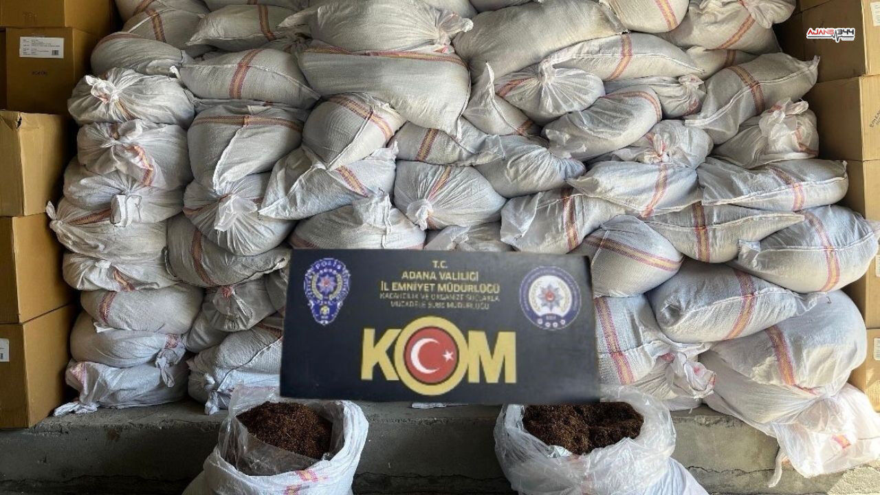 10 Ton Kaçak Tütün Ele Geçi,R,Ld, Ajans344