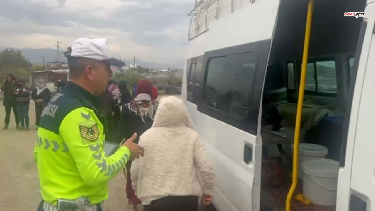 15 Kisilik Minübüs Denetimlerde 30 Kisi Çıktı Ajans344 (2)