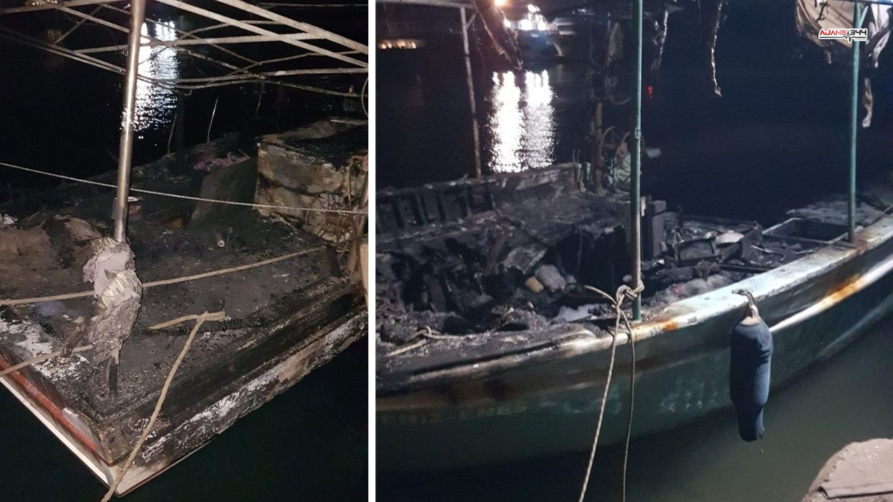 3 Tane Balıkçı Teknedine Yıldırım Düstü Ve Küle Döndü Ajanas344 (2)