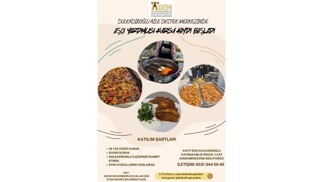 Aşçı Yardımcı Kursu