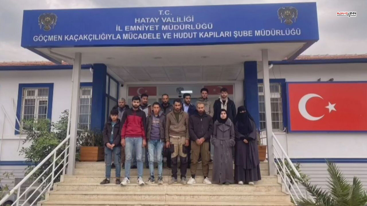 Cevirilen Arabada 13 Tane Göçmen Yakalandı Ajans344 (1)